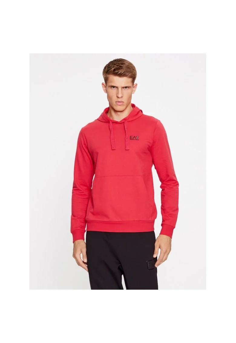 Bluza sport barbati,  83618, Rosu, Bumbac