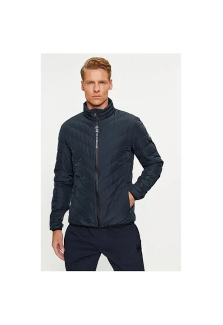 Geaca barbati, Emporio Armani  303081676, Poliester, Albastru, Albastru