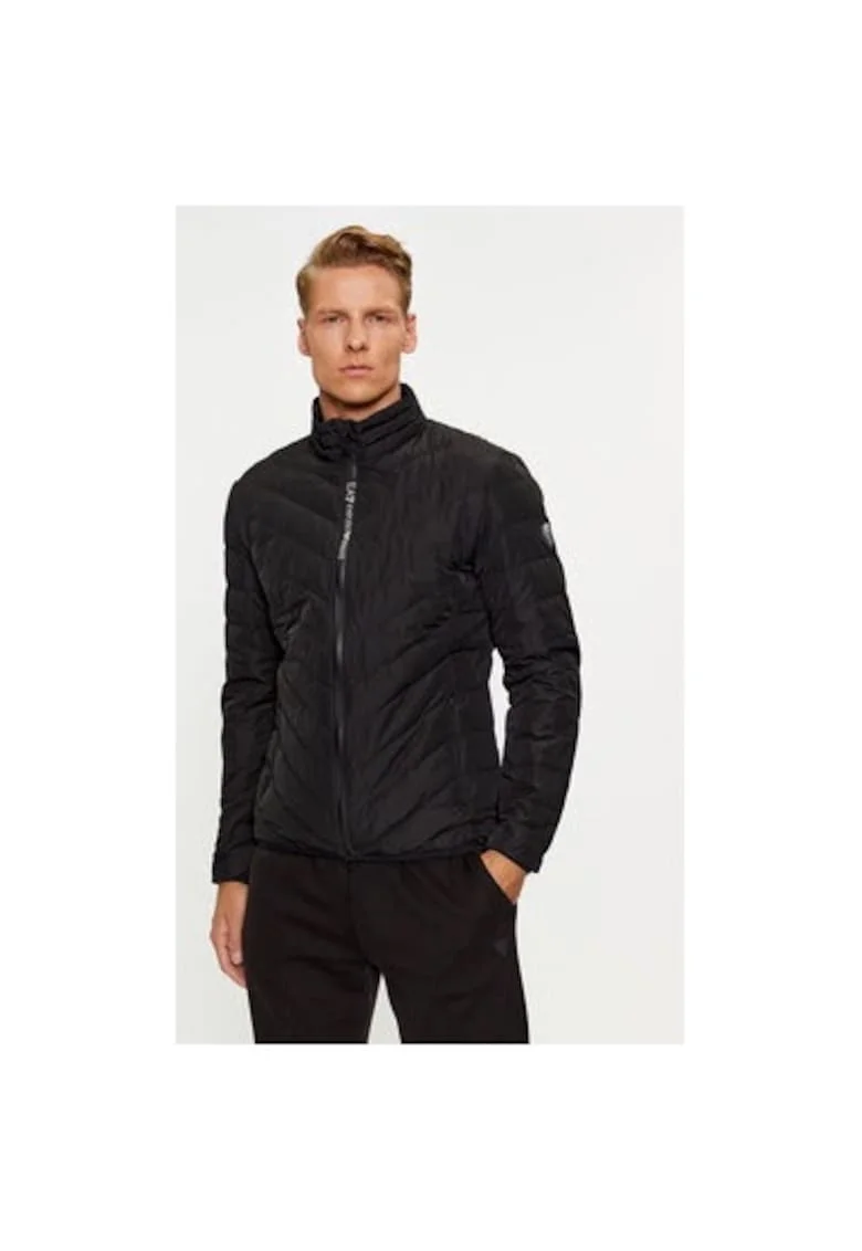 Geaca barbati, Emporio Armani  303081607, Poliester, Negru, Negru