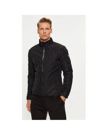 Geaca barbati, Emporio Armani  303081607, Poliester, Negru, Negru