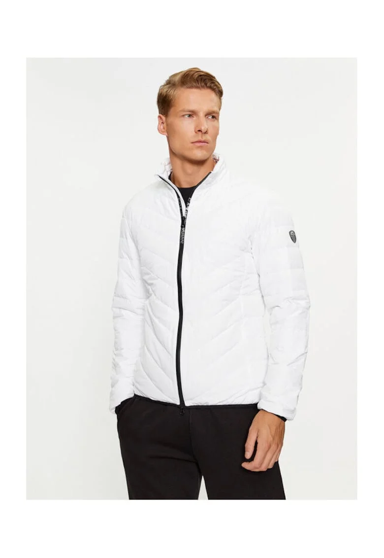 Geaca barbati, Emporio Armani  303081539, Poliester, Alb, Alb