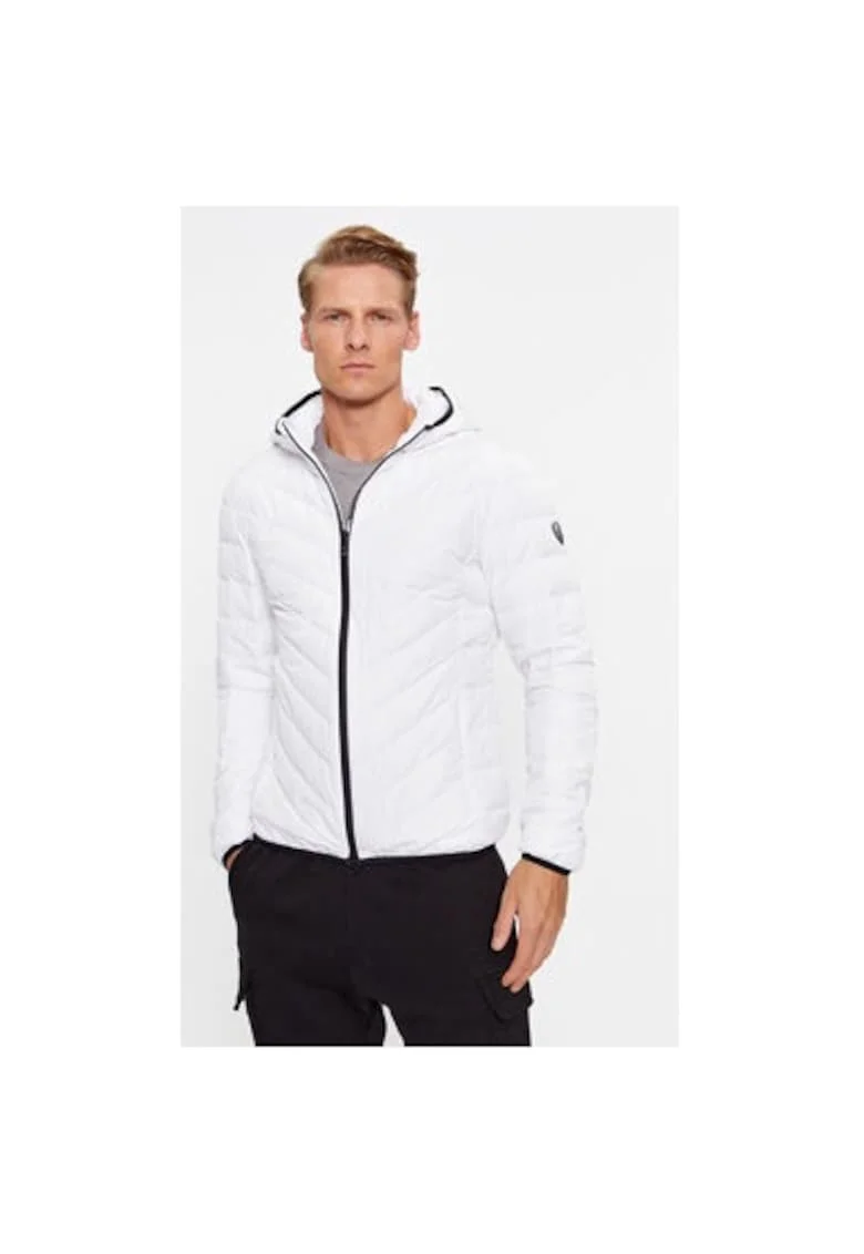 Geaca barbati, Emporio Armani  303081768, Poliester, Alb