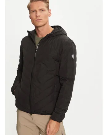 Geaca barbati, Emporio Armani  303081843, Poliester, L INTL, Negru