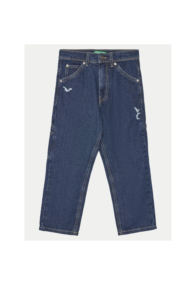 Pantaloni baieti,  304522222, Bumbac, Albastru, Albastru