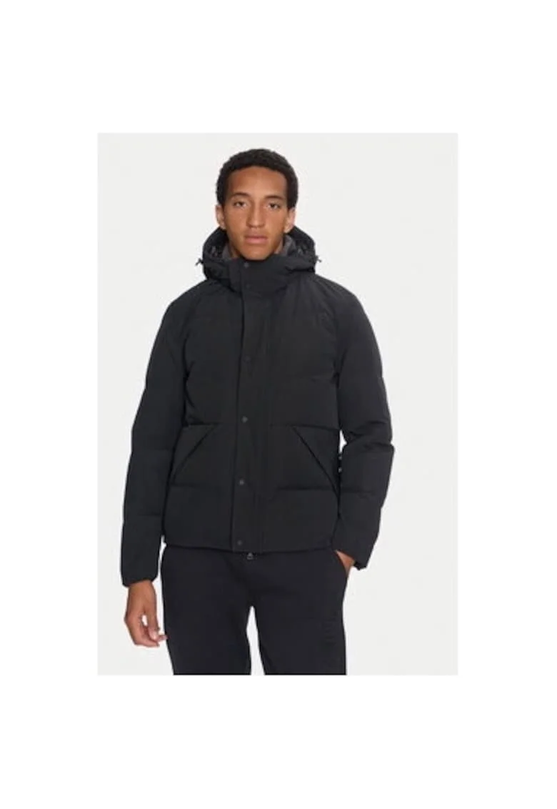 Geaca barbati,  304174544, Poliester, Negru, Negru