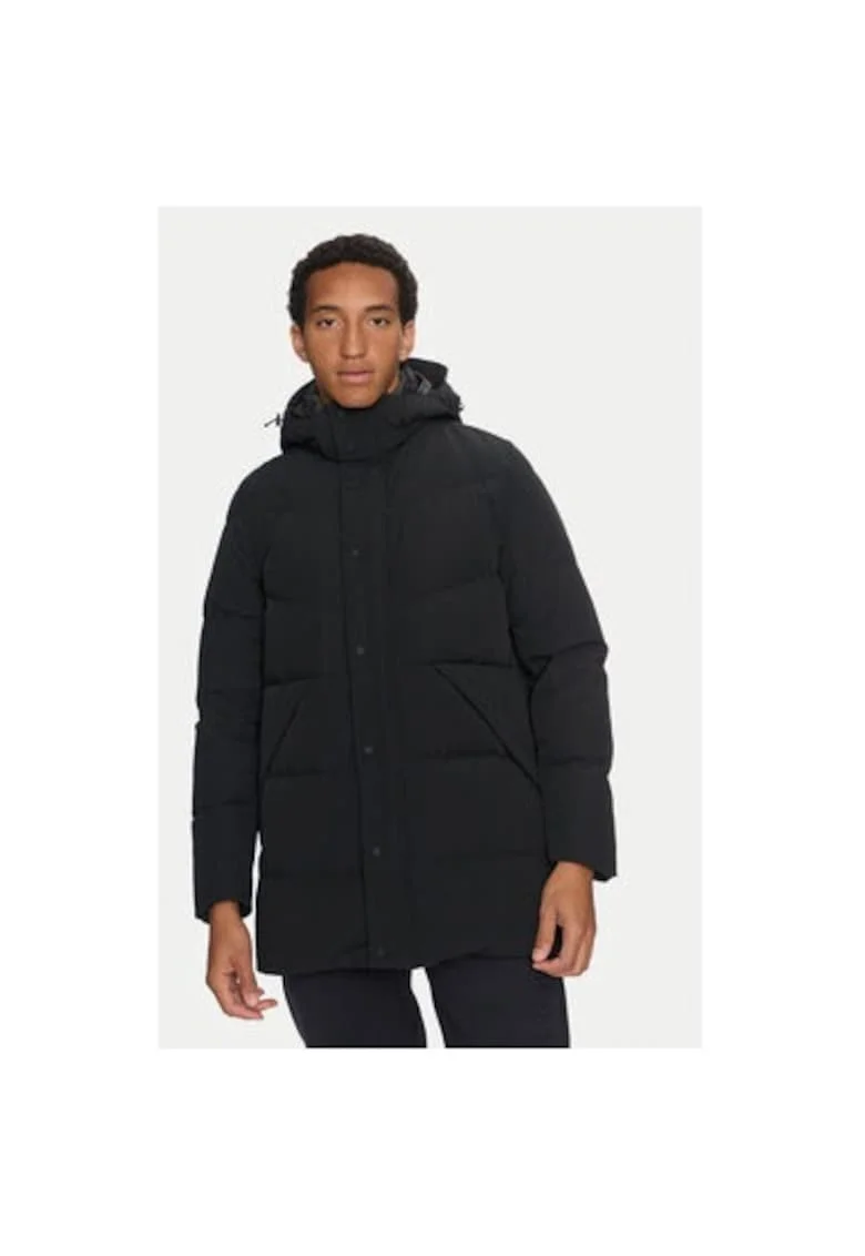 Geaca barbati,  304174568, Poliester, Negru, Negru