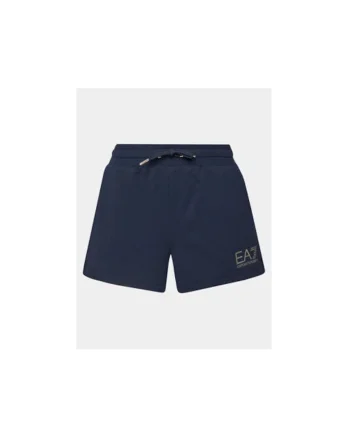 Pantaloni scurti dama, Emporio Armani  303539597, Bumbac, Albastru, Albastru