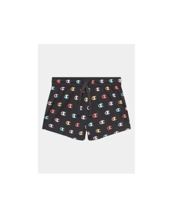Pantaloni scurti fete,  302261888, Bumbac, 134 CM, Negru
