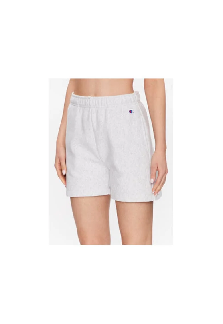 Pantaloni scurti dama,  302203321, Bumbac/Poliester, Gri, Gri