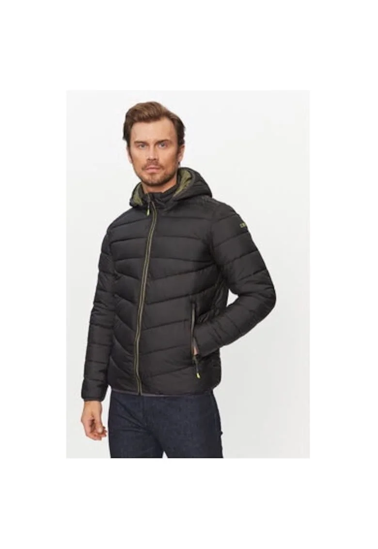 Geaca barbati,  302872381, Nylon/Poliester, Negru, Negru