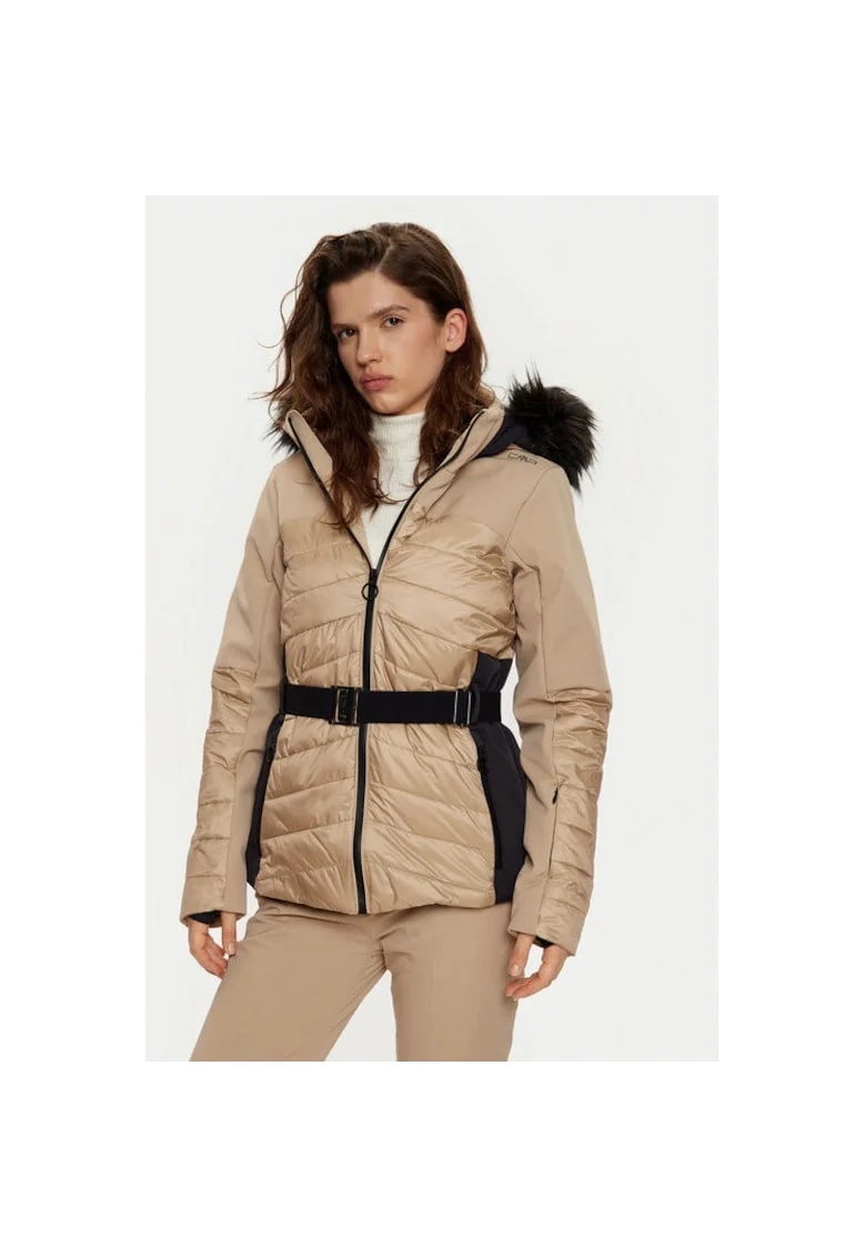 Geaca ski dama,  304332098, Poliester, Alb, Alb