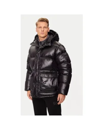 Geaca barbati, Emporio Armani  304211959, Poliamida, Negru, Negru