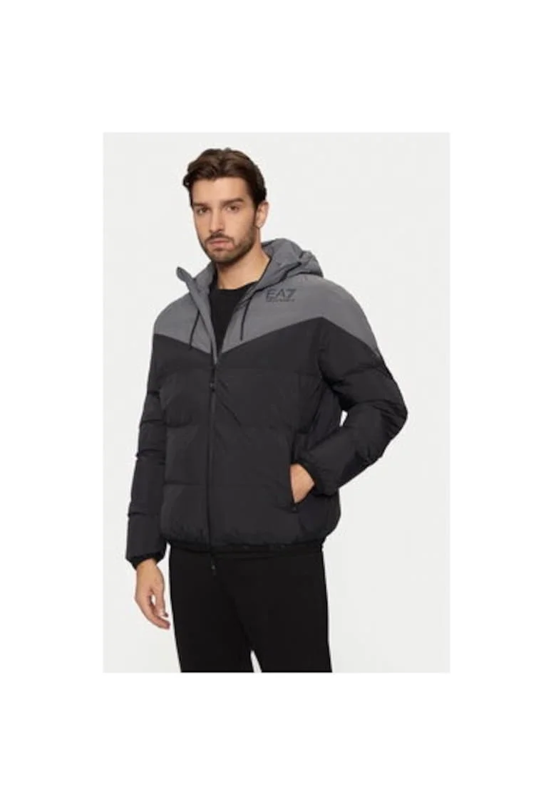 Geaca barbati, Emporio Armani  304211928, Poliamida, Negru, Negru