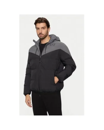 Geaca barbati, Emporio Armani  304211928, Poliamida, Negru, Negru