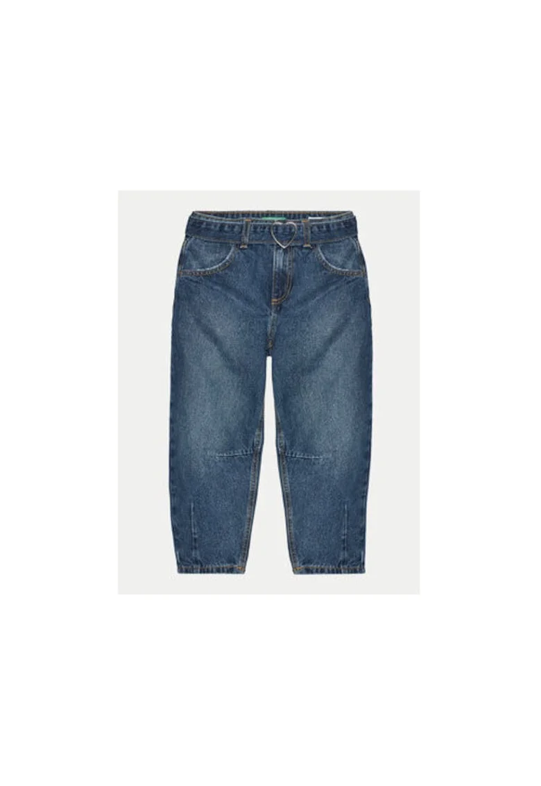 Pantaloni fete,  304279942, Bumbac, Albastru, Albastru