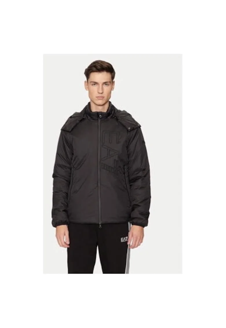 Geaca barbati, Emporio Armani  304211904, Poliamida, Negru, Negru