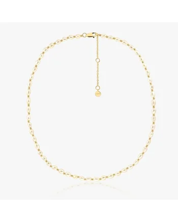 Colier din argint Golden Mini Cherie - Perle Naturale