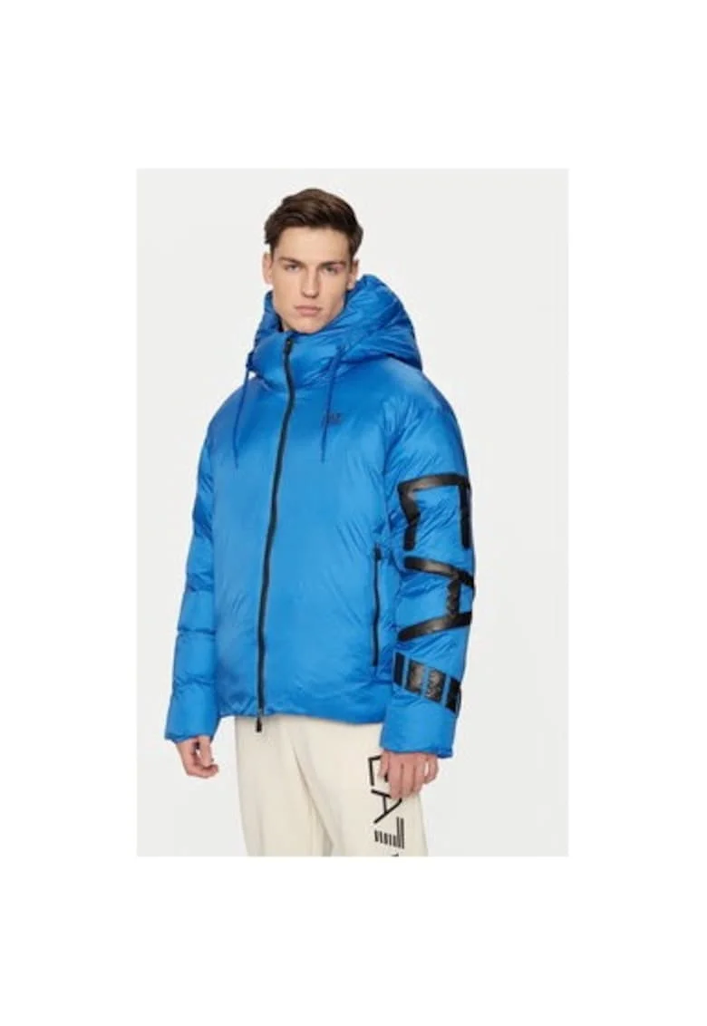 Geaca barbati, Emporio Armani  304211881, Poliamida, Albastru, Albastru