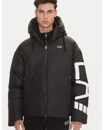 Geaca barbati, Emporio Armani  304211867, Poliamida, Negru, Negru