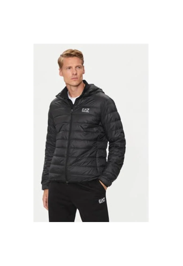 Geaca barbati, Emporio Armani  304212697, Poliamida, Negru, Negru