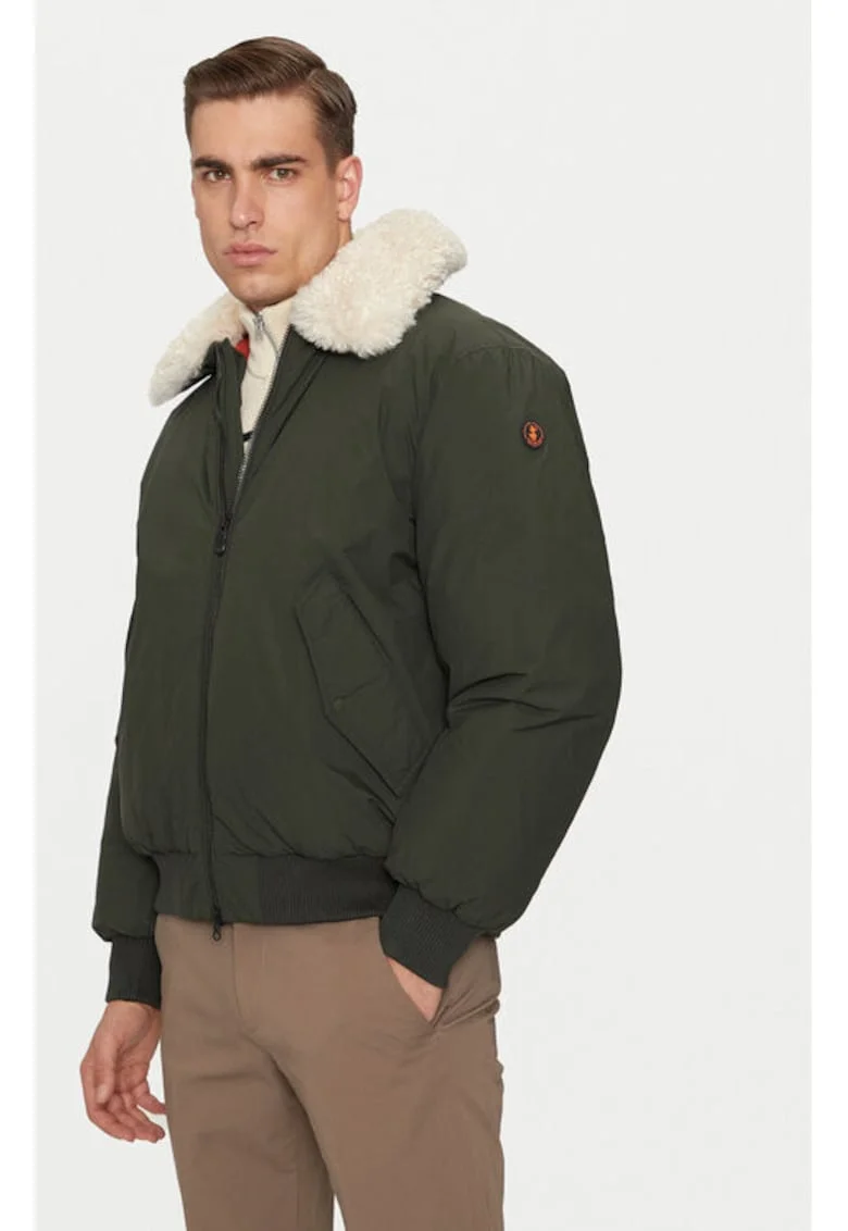 Geaca barbati,  304215452, Nylon, Verde, Verde