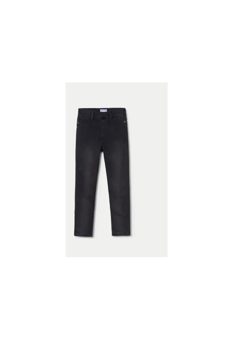 Blugi fete,  304328077, Bumbac/Poliester, 152 CM, Negru