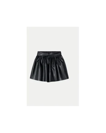 Pantaloni scurti fete,  304297496, Poliuretan/Poliester, Negru, Negru
