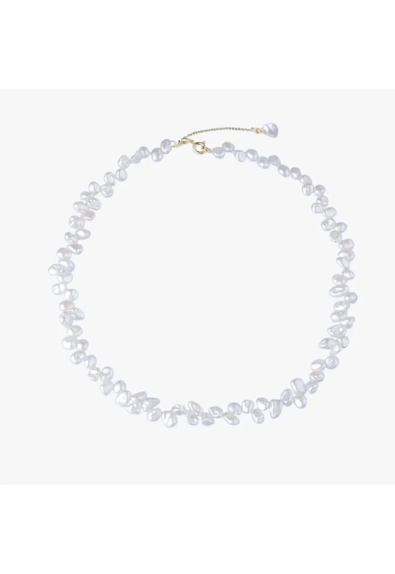 Colier din aur galben Golden Brielle - Perle naturale