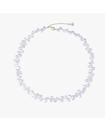 Colier din aur galben Golden Brielle - Perle naturale