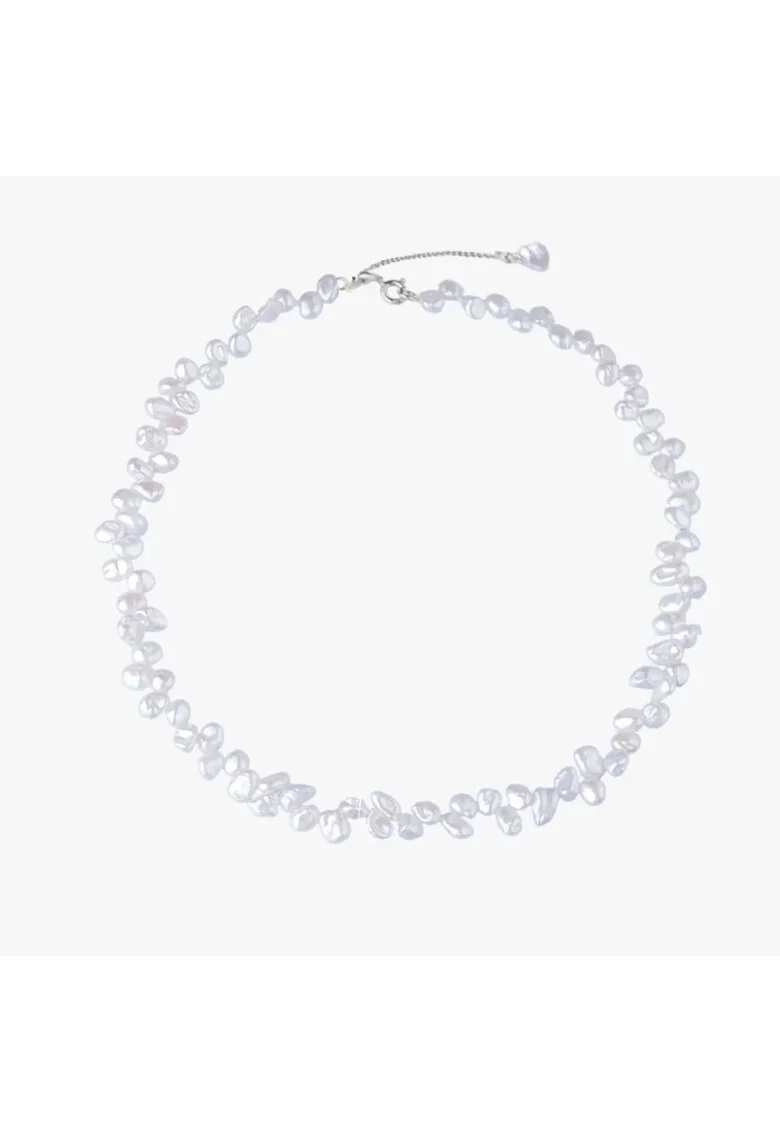 Colier din argint Brielle - Perle naturale