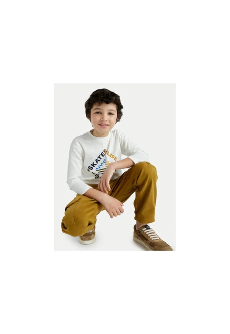 Pantaloni baieti,  304330919, Bumbac, 128 CM, Galben