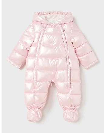 Set de trening cu fermoar, gluga si bluza - 3 piese, Roz