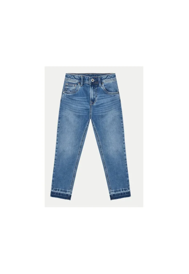 Blugi fete,  303384623, Bumbac, 128 CM, Albastru