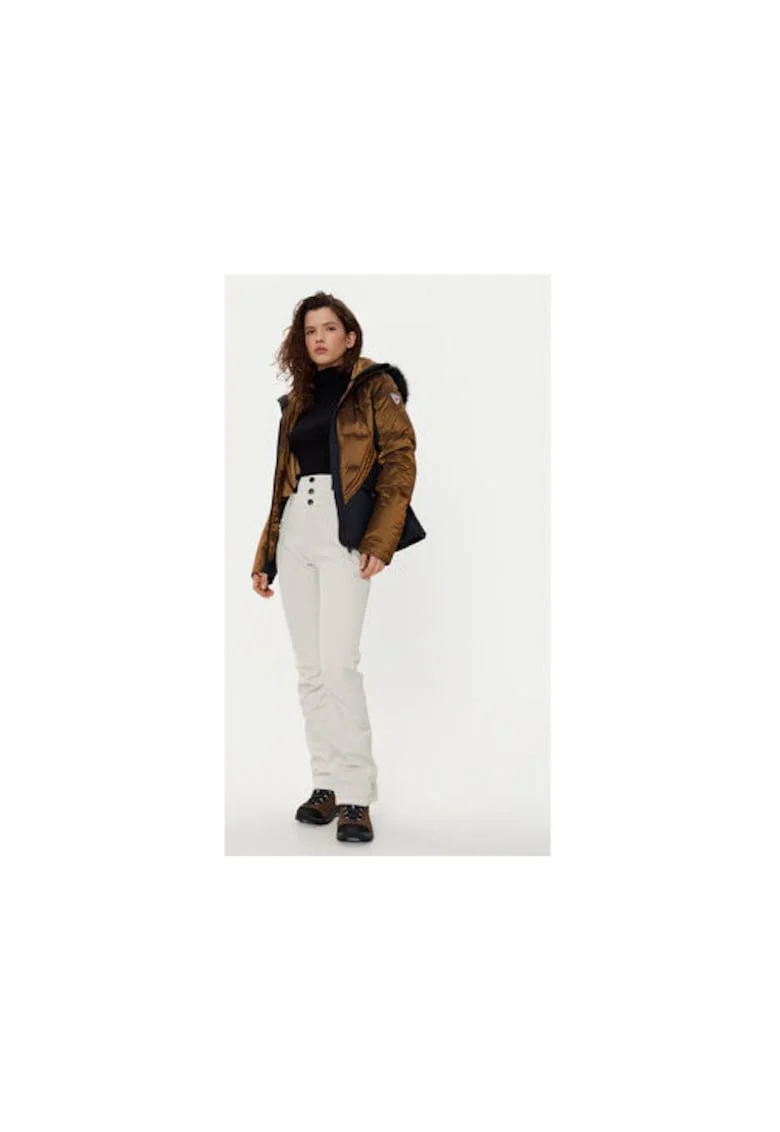 Pantaloni ski dama,  304122071, Poliester, Bej, Bej