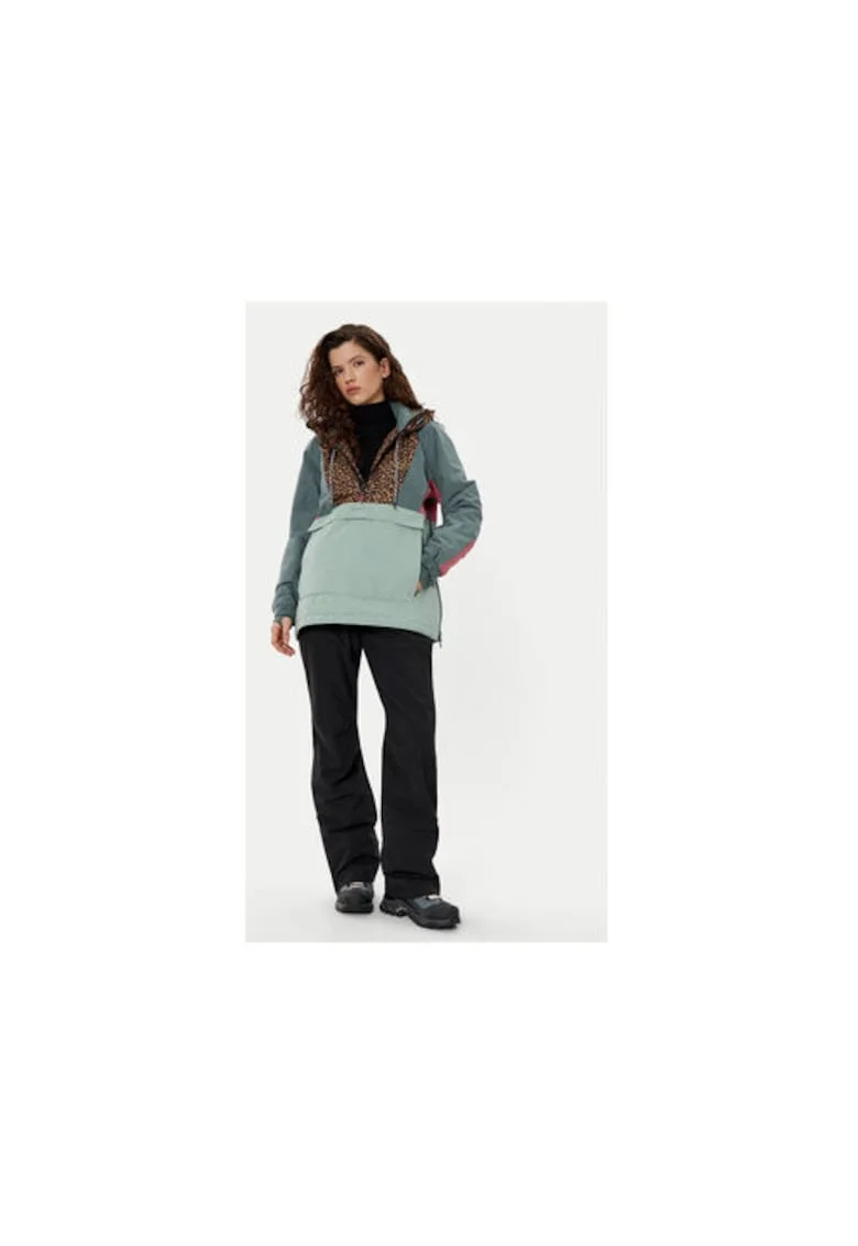 Pantaloni ski dama,  304122118, Poliester, Negru, Negru