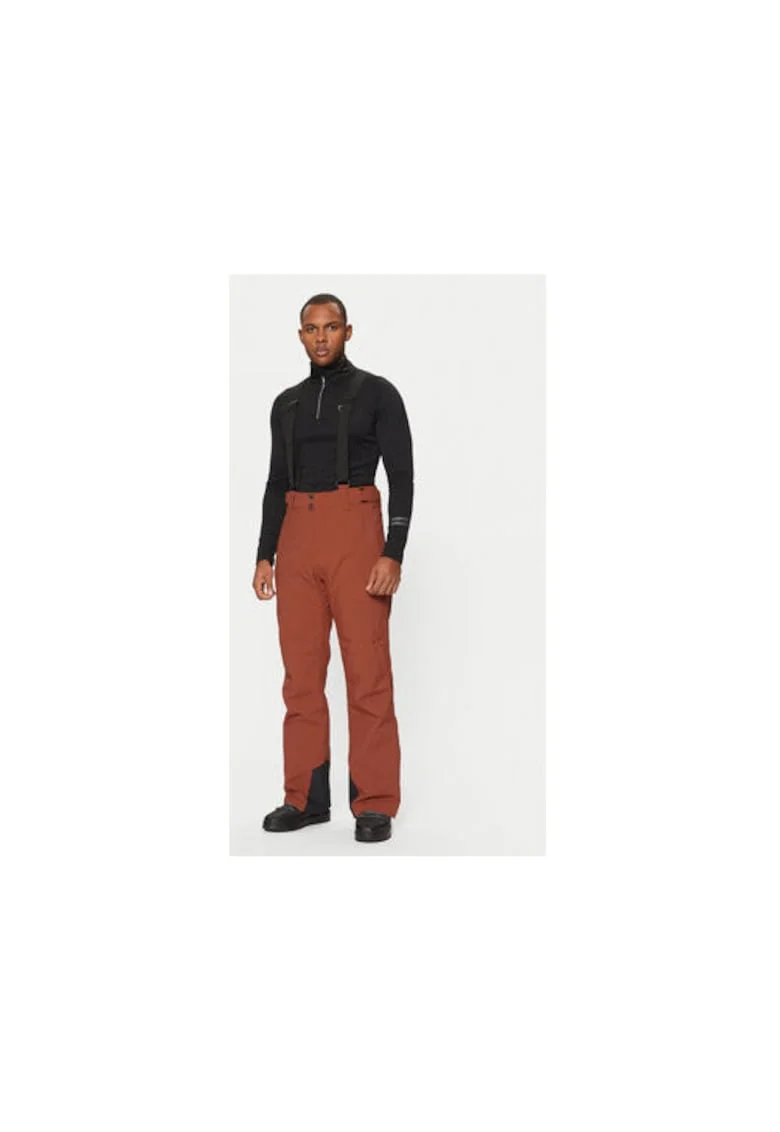 Pantaloni ski barbati,  304121876, Poliester, Negru, Negru