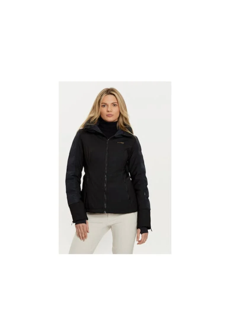 Geaca ski dama,  304121982, Poliester, Negru, Negru
