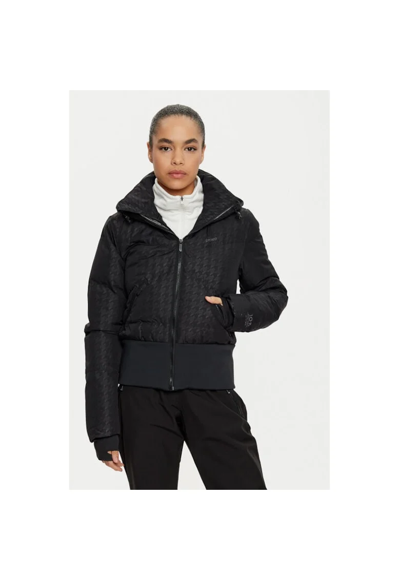 Geaca ski dama,  304122002, Poliester, Negru, Negru