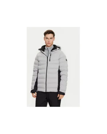 Geaca ski barbati,  304208928, Poliester reciclat, Gri, Gri