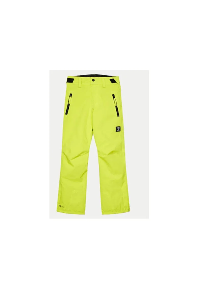 Pantaloni ski baieti,  304209215, Poliester, Verde, Verde