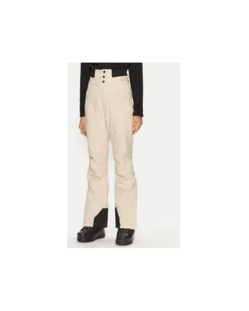 Pantaloni ski dama,  304209147, Poliester reciclat, Bej, Bej