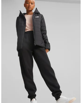 Geaca cu vatelina si buzunare laterale Essentials, Negru