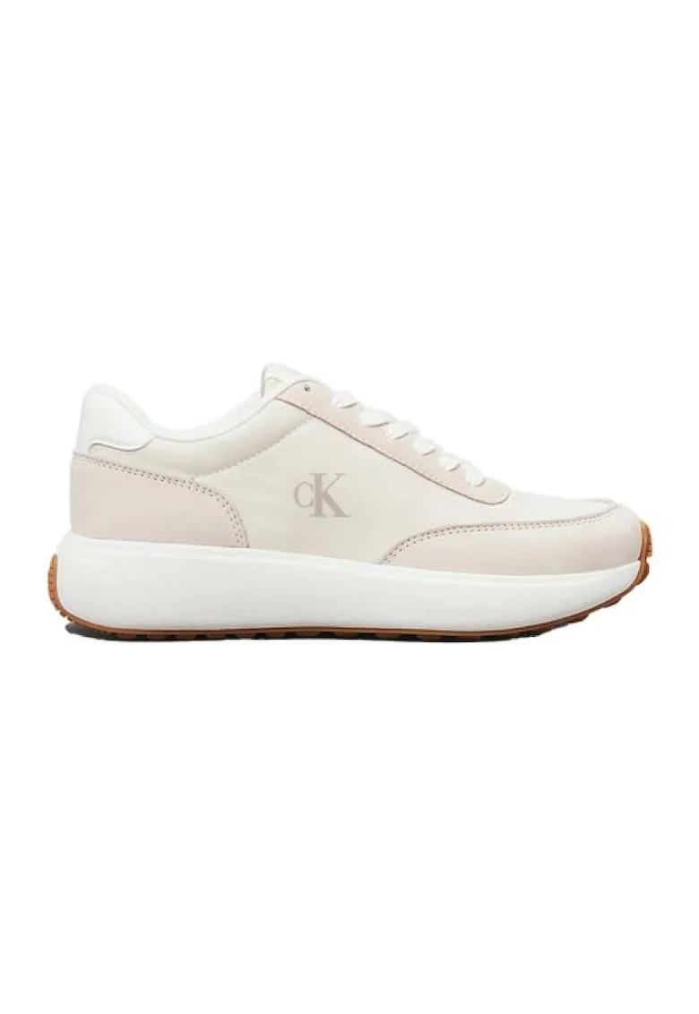 Pantofi sport  pentru Femei, athleisure runner laceupmix wn, YW0YW01774-01T, Alb, Alb