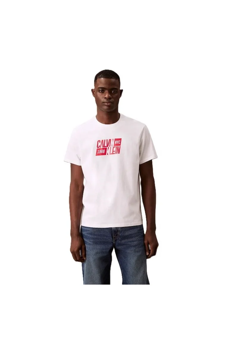 Tricou  pentru Barbati, ss sport logo classic cntee, LV04RB850G-YAA, Alb, Alb