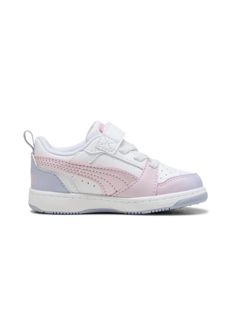 Pantofi sport  pentru Fete, rebound v6 lo blurry dreams ac+ inf, 400595-01, Alb, Alb