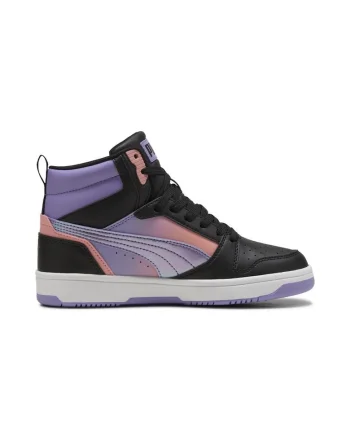 Pantofi sport  pentru Baieti, rebound v6 mid blurry dreams jr, 400586-02, Negru, Negru