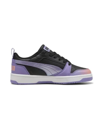 Pantofi sport  pentru Baieti, rebound v6 lo blurry dreams jr, 400593-02, Negru, Negru