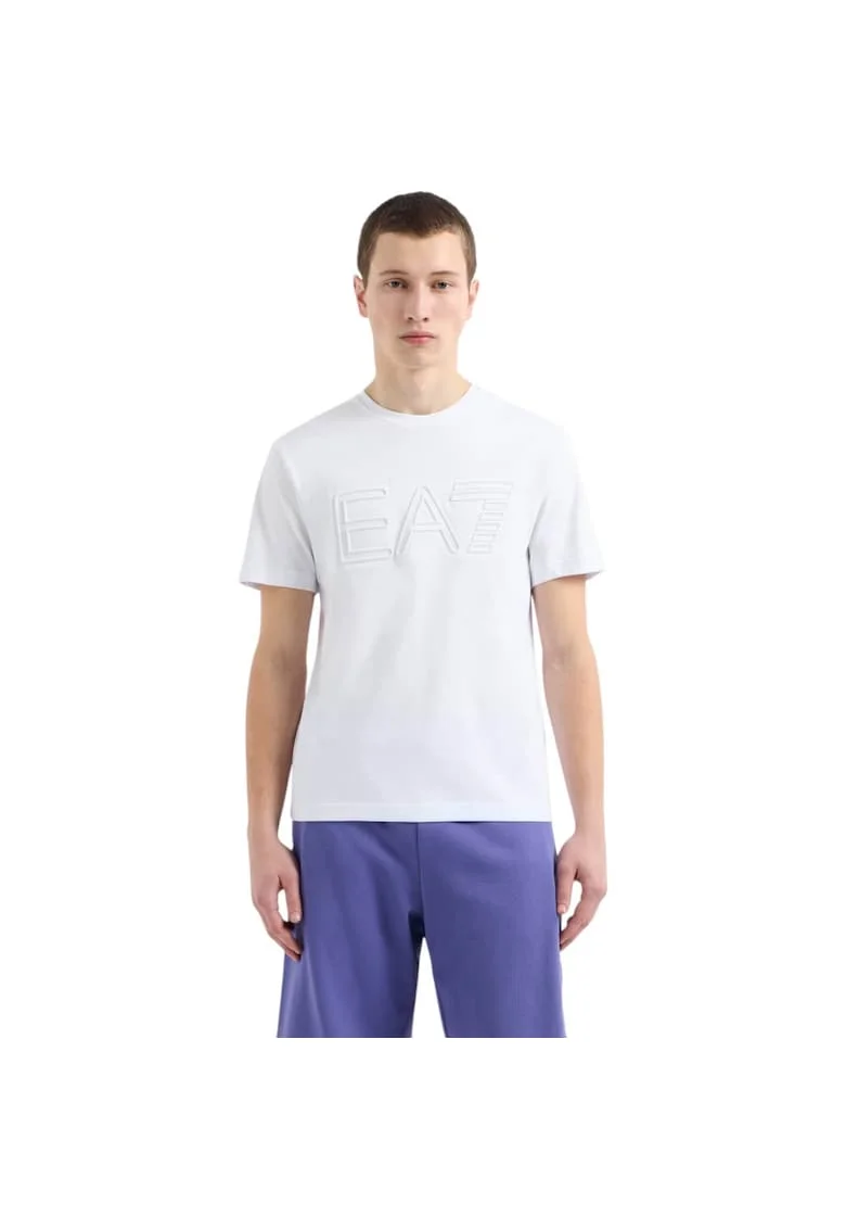 Tricou  EA7 Train Visibility 40756, Alb