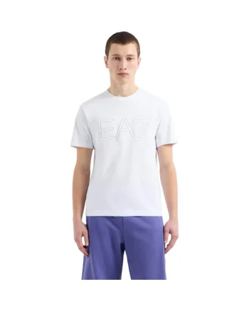 Tricou  EA7 Train Visibility 40756, Alb