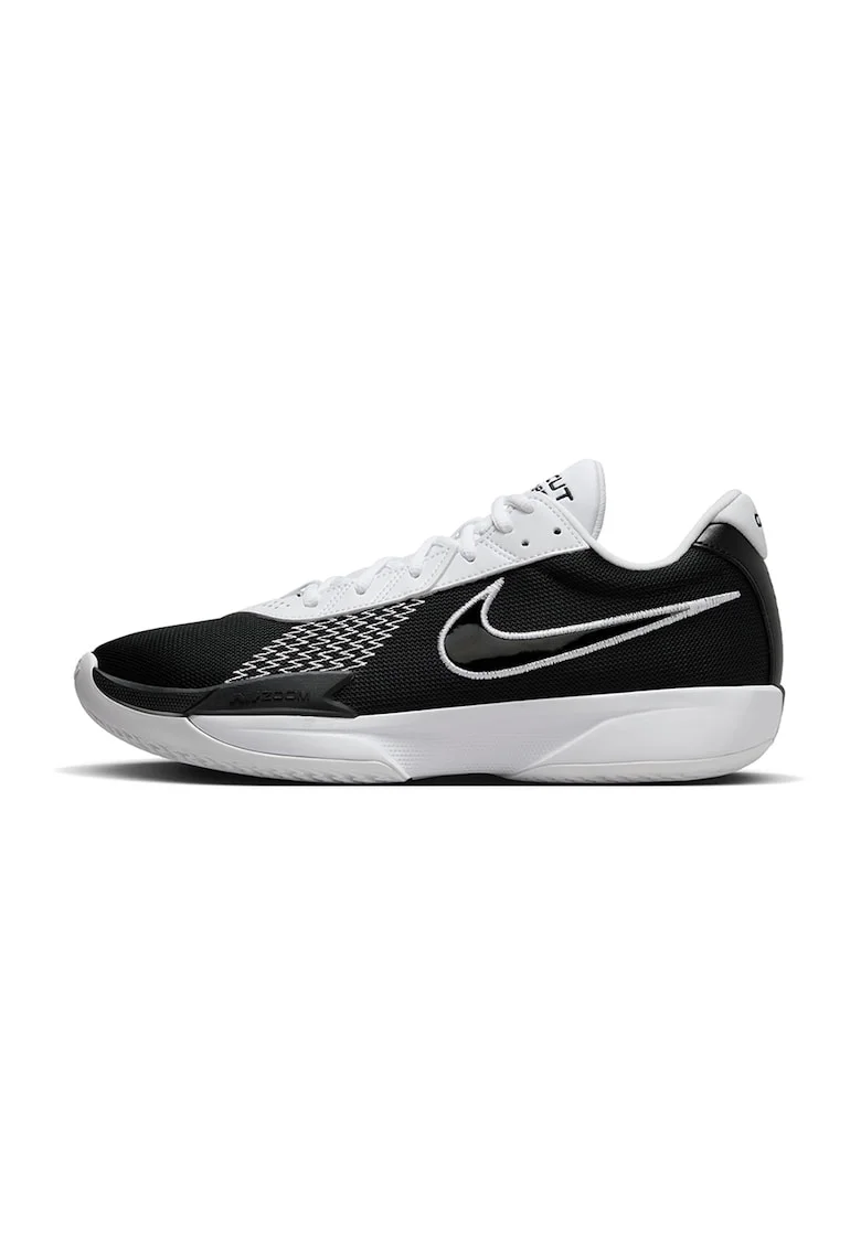 Pantofi Air Zoom G.T. Cut Academy cu logo, pentru baschet, Alb/Negru stins